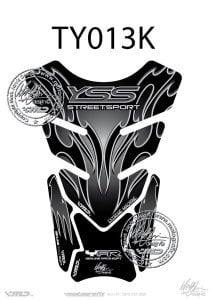Yamaha Fz Ve XJ Serisi Motografix Tank Pad