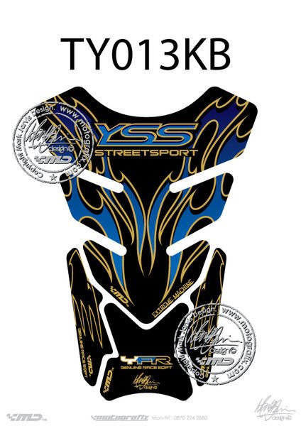 Yamaha Fz Ve XJ Serisi Motografix Tank Pad