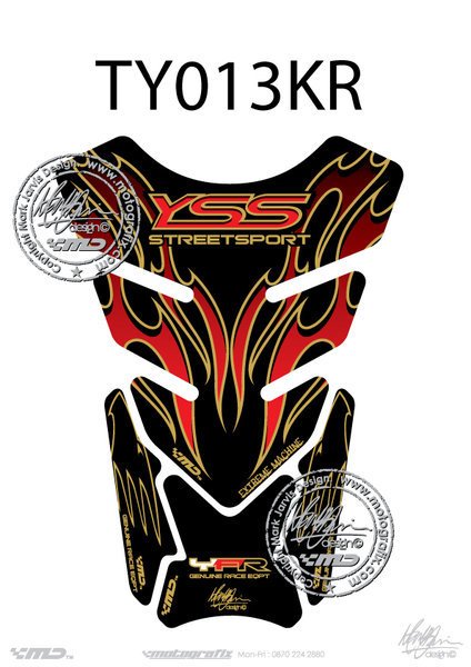 Yamaha Fz Ve XJ Serisi Motografix Tank Pad