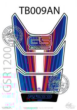 Bmw R 1200 GS Motografix Tank Pad