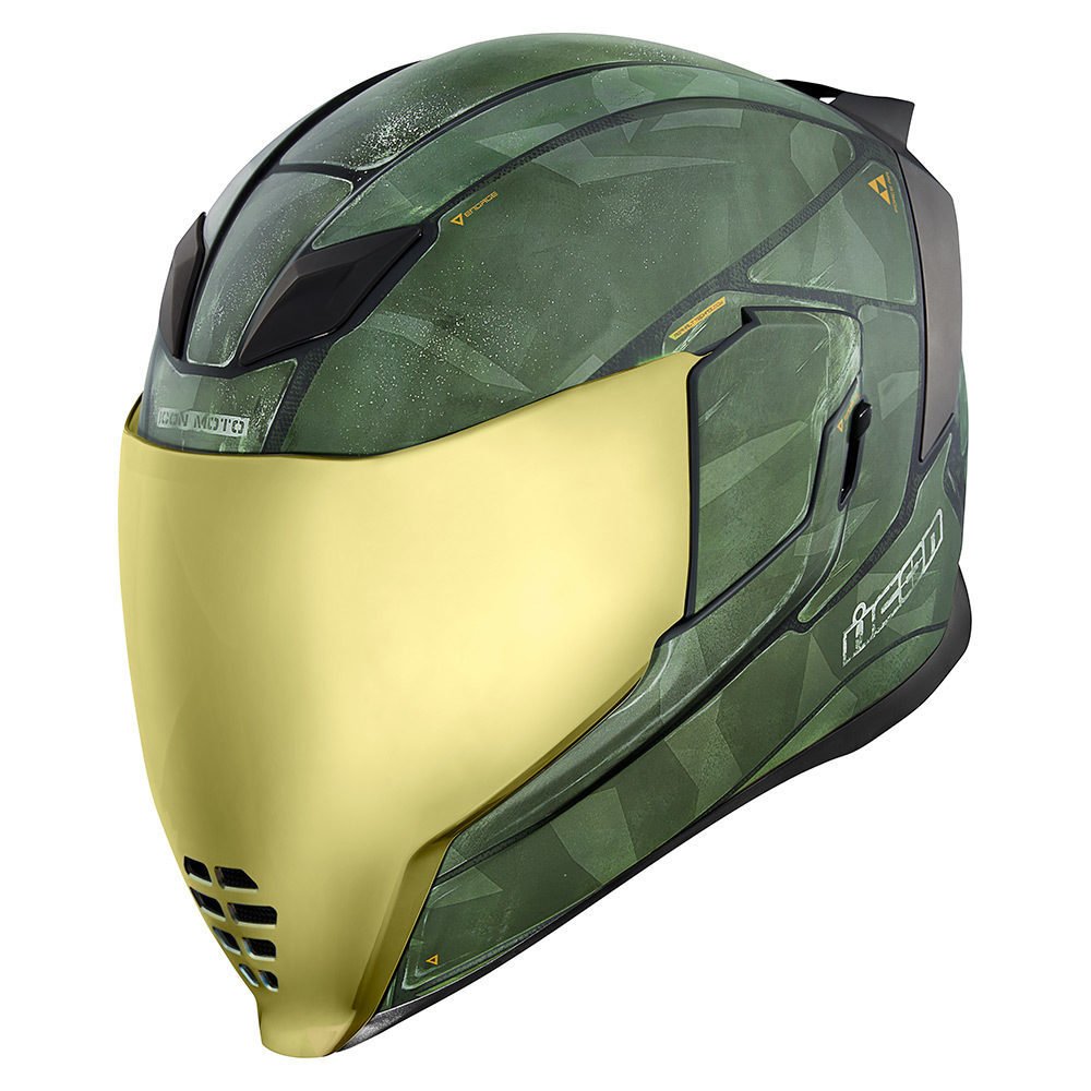 ICON MOTO BATTLESCAR2 AIRFLITE フルフェイス icon Airflite BATTLESCAR 2 - GREEN | icon | icon Motosiklet Kask
