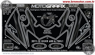 Suzuki Gsx R600 Gsx R750 2011-2012 Model Motografix Damla Sticker