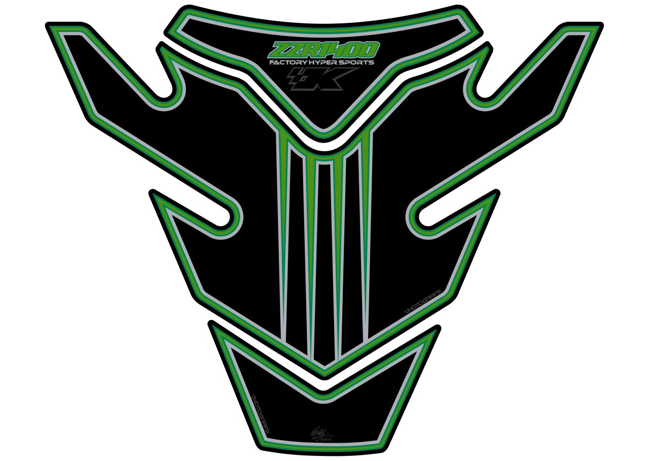 Kawasaki ZZR 1400 Motografix Tank Pad | Motografix | Kawasaki