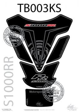 Bmw S1000RR 2009-2014 Model Motografix Tank Pad