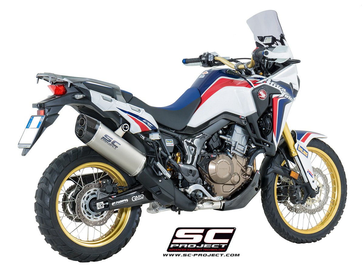 Honda Africa Twin SC Project Advanture Slip On Egzoz - Titanyum
