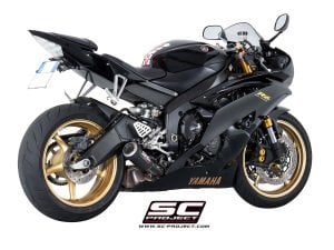 Yamaha YZF R6 SC Project CR-T Slip On Egzoz - Karbon