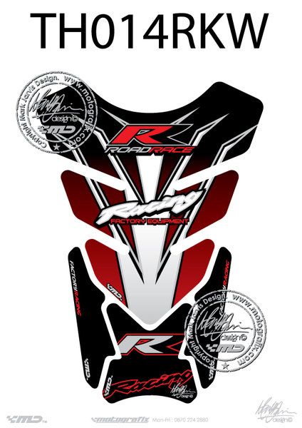 Honda Cbr 1000RR 2009-2014 Model Motografix Tank Pad