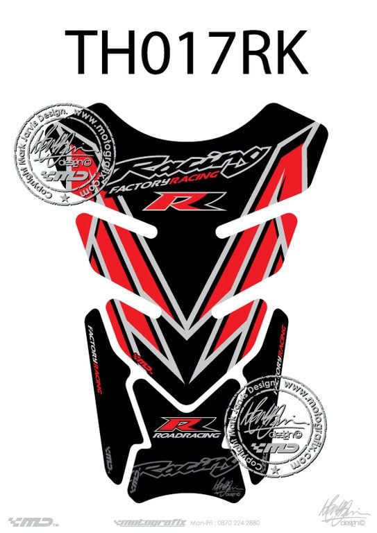 Honda Cbr 1000RR 2009-2014 Model Motografix Tank Pad