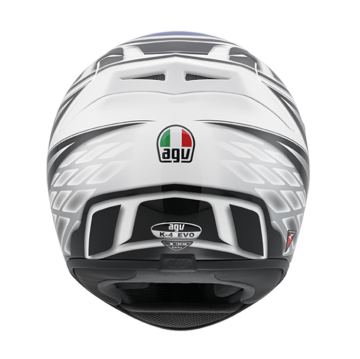 AGV K4 Diapason White Black Blue Full Face Kask