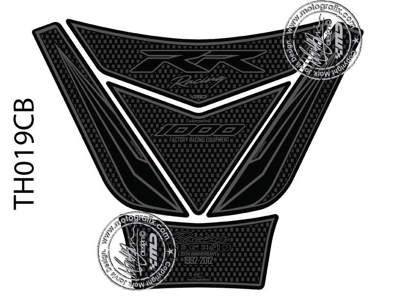 Honda Cbr 1000RR 2009-2014 Model Motografix Tank Pad