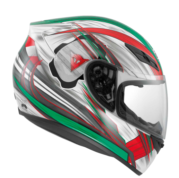 AGV K4 Hang On White Red Green Full Face Kask
