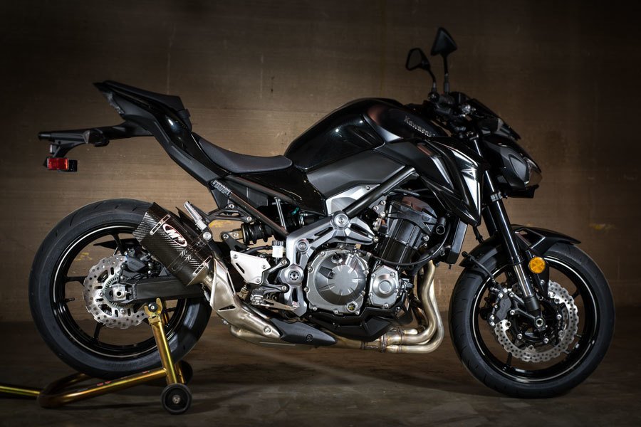 Kawasaki Z900 2017 Karbon Slip On Egzoz | M4 Exhaust | Kawasaki