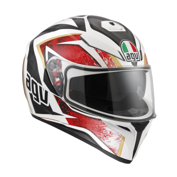 AGV K-3 SV Vulcan White/Black/Red Full Face Kask