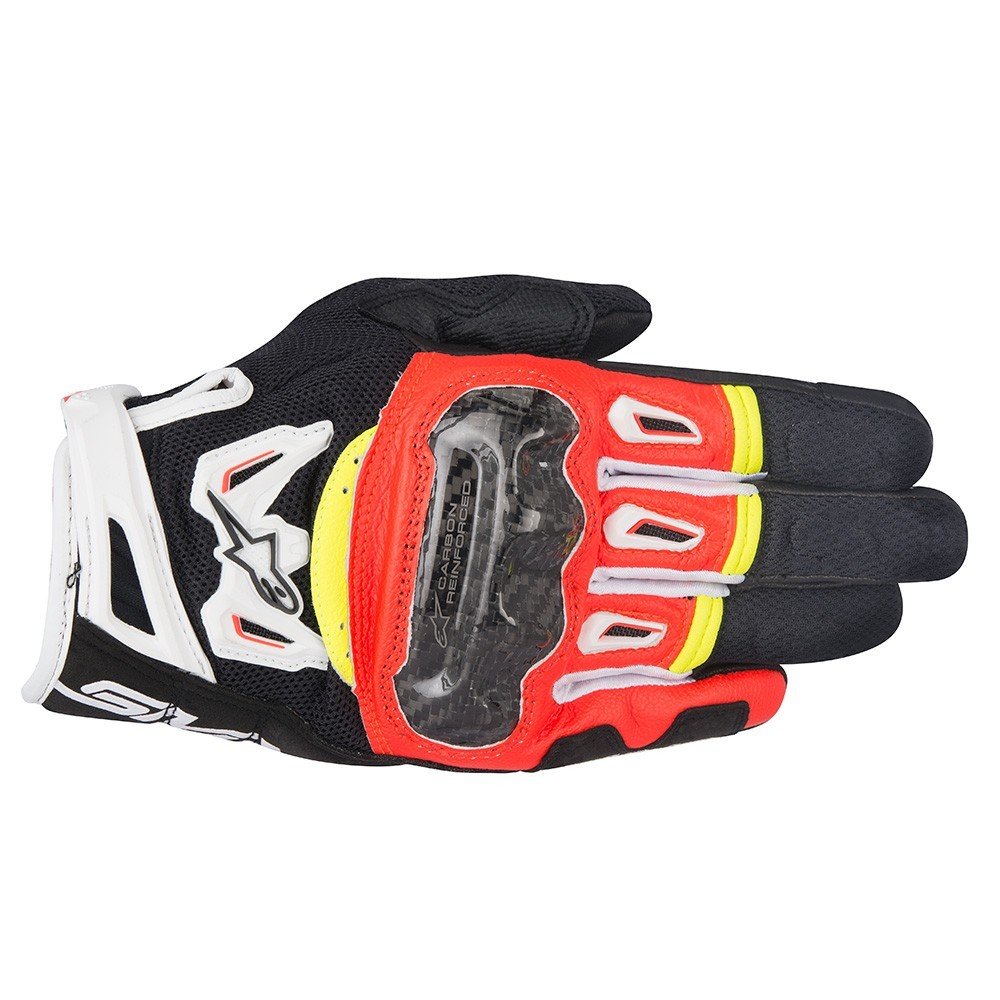 Alpinestars SMX-2 Air V2 Karbon Deri Motosiklet Eldiveni