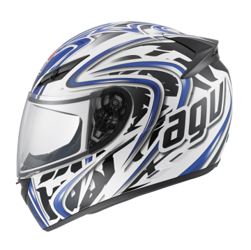 AGV K-3 Wire White Blue Full Face Kask