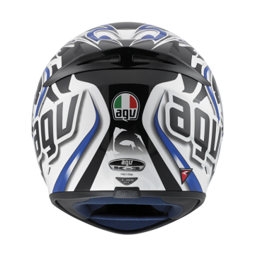 AGV K-3 Wire White Blue Full Face Kask