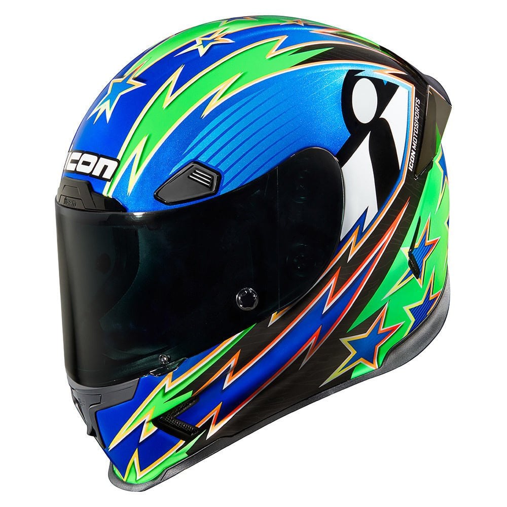 icon Airframe Pro WARBIRD - BLUE Kask
