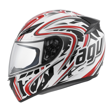 AGV K-3 Wire White Red Full Face Kask