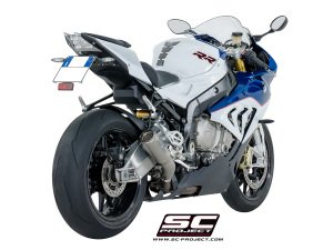 Bmw S1000 RR SC Project CR-T Slip On Egzoz Titanium Izgaralı