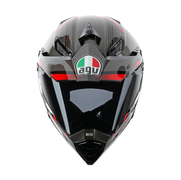AGV AX-8 Dual Evo GT Black/Silver/Red Off-Road / Enduro Kask
