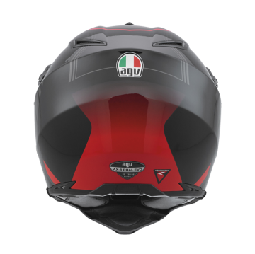 AGV AX-8 Dual Evo GT Black/Silver/Red Off-Road / Enduro Kask
