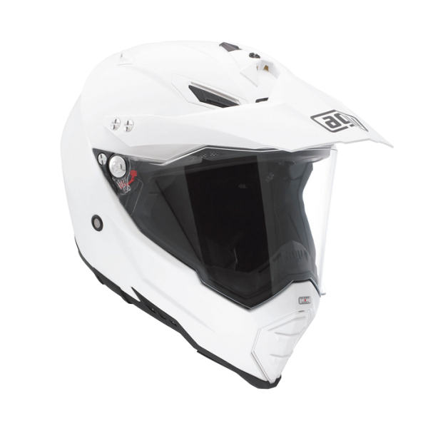 AGV AX-8 Dual Evo  Mono White Off-Road / Enduro Kask