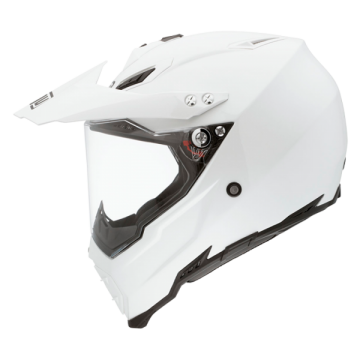 AGV AX-8 Dual Evo  Mono White Off-Road / Enduro Kask