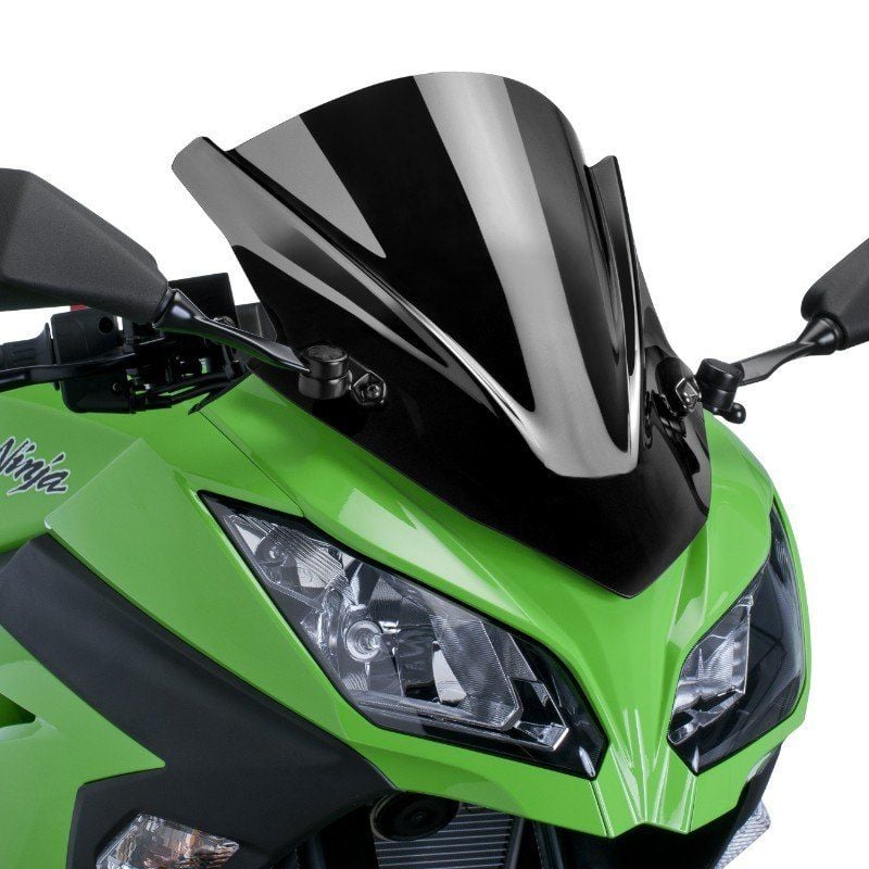 Kawasaki Ninja 300r 2013+ Puig Siyah Ön Siperlik Camı 6463N