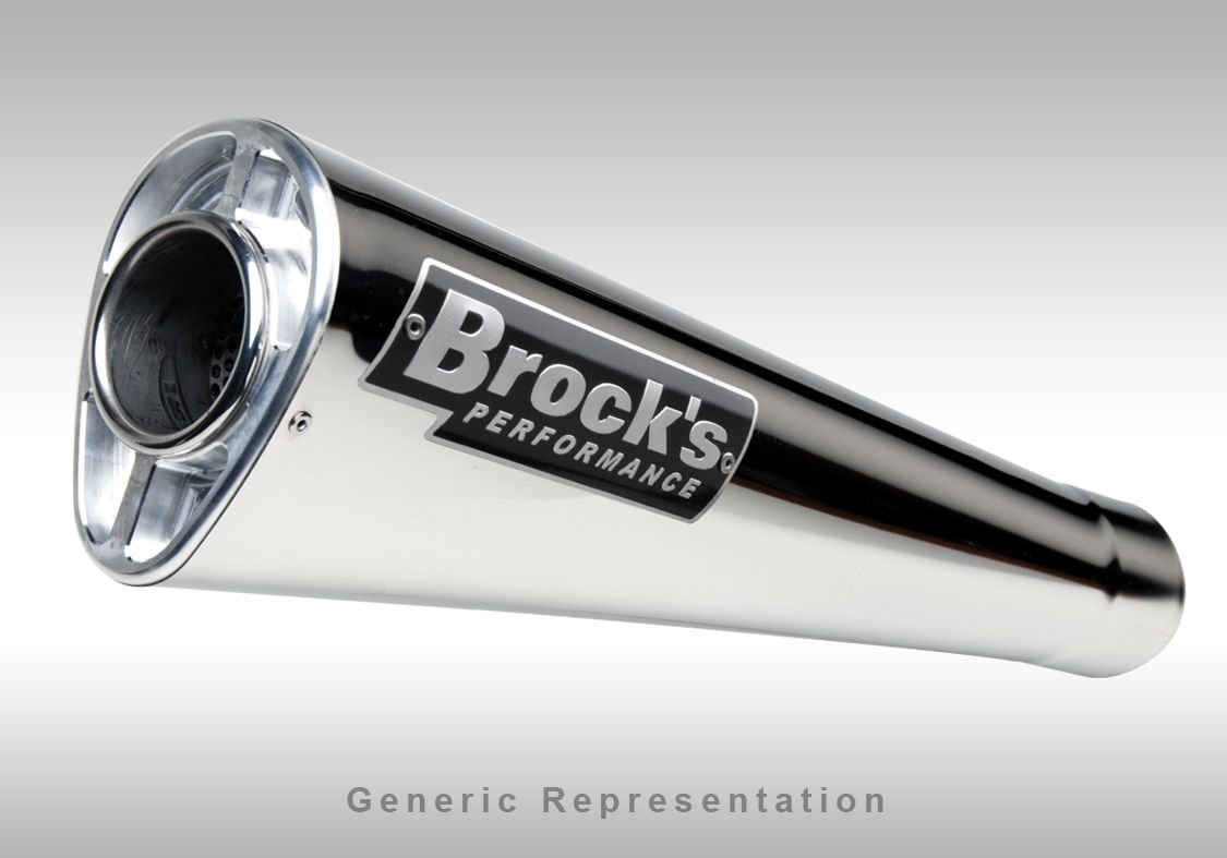 Suzuki Gsx R600 2006-2007 Brock's Paslanmaz Çelik Tüp Egzoz