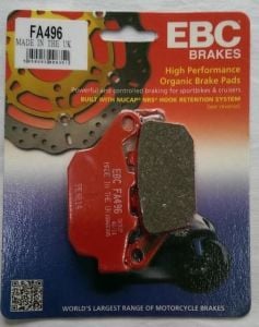 Honda CBR 250 11-13 Ebc Organik Arka Fren Balatası-FA496