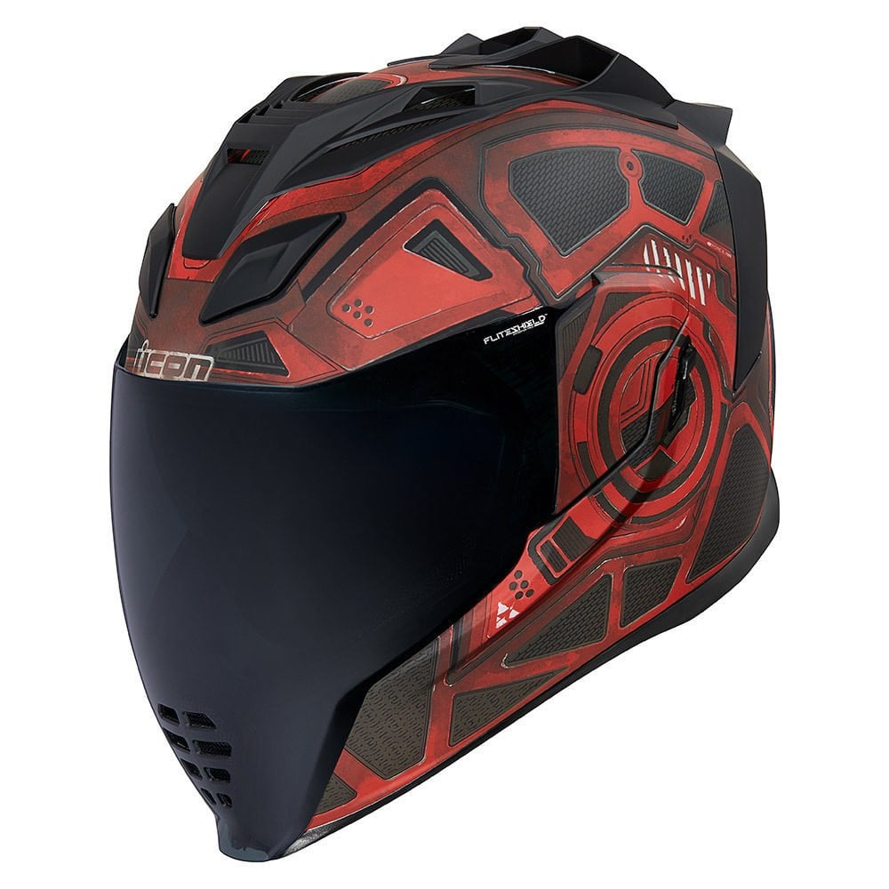 icon Airflite BLOCKCHAIN - RED Kask