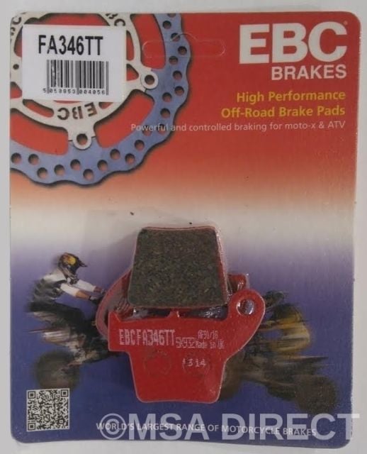 Honda CRF 250 Ebc Organik Arka Fren Balatası-FA346TT