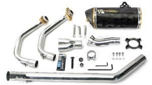 Kawasaki Ninja 250R Two Brothers Karbon Tüp Full Sistem Egzoz (08-2013)