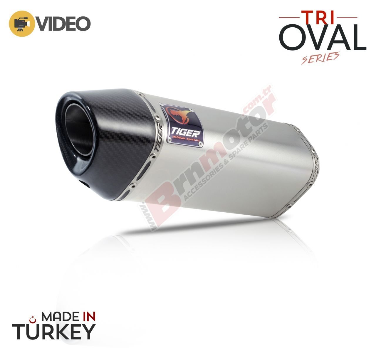 Honda NC 750X/S 12/14 Tiger Performans Egzoz TRI-780 Karbon Kapak