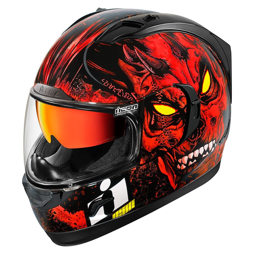 icon Alliance GT The Horror Red Kask