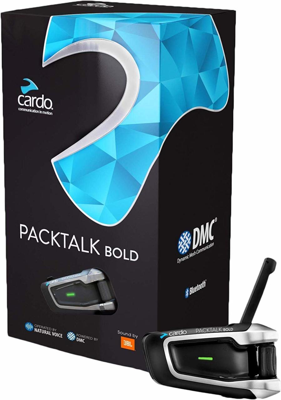 Cardo PackTalk Bold Bluetooth インターコム Cardo Packtalk Bold Tekli İntercom Seti | Cardo İntercom