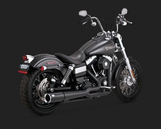 Vance & Hines Street Bob PRO PIPE Siyah Egzoz 47525