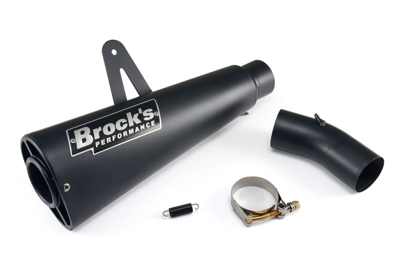 Kawasaki Ninja H2 Brock's Alien Head 2 Siyah Tüp Egzoz | Brock's