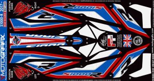 Bmw S1000R 2017 Model Komple Sticker Takımı