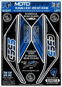 Bmw R 1200 GS Advanture Motografix Kafa Sticker