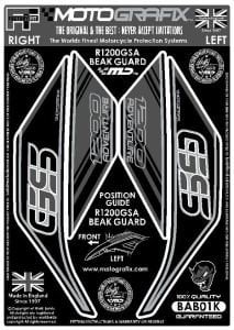 Bmw R 1200 GS Advanture Motografix Kafa Sticker