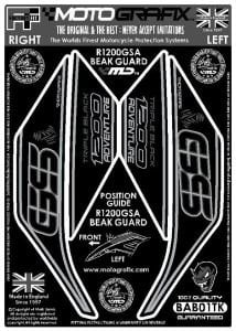 Bmw R 1200 GS Advanture Motografix Kafa Sticker