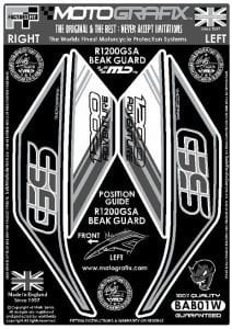 Bmw R 1200 GS Advanture Motografix Kafa Sticker