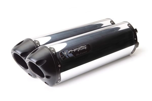 Kawasaki Z1000 Two Brothers Aliminyum Çift Tüp Egzoz (10-2015)