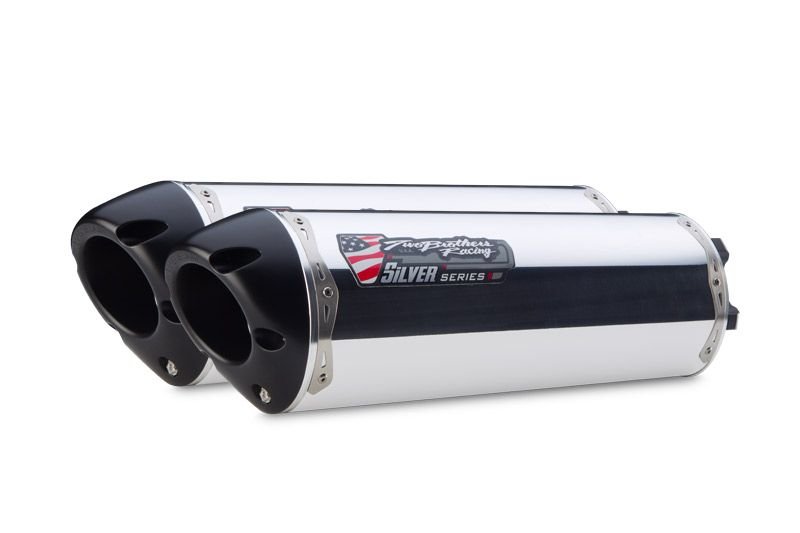 Kawasaki Z1000 Two Brothers Aliminyum Silver Serisi Çift Tüp Egzoz (10-2015)