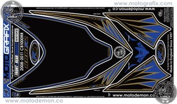 Honda Cbr 1000RR 2008-2011 Model Motografix Damla Sticker