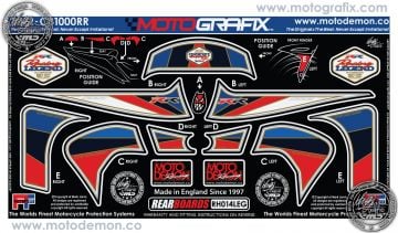 Honda Cbr 1000RR 2012-2014 Model Motografix Damla Sticker