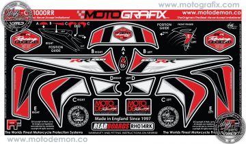 Honda Cbr 1000RR 2012-2014 Model Motografix Damla Sticker