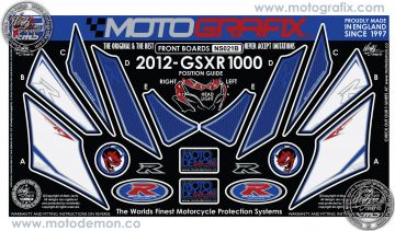 Suzuki Gsx R1000 2009-2012 Model Motografix Damla Sticker