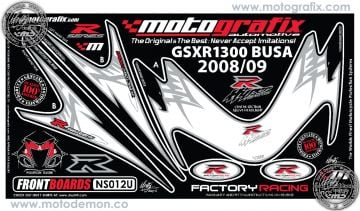 Suzuki Gsx R1300 Hayabusa 2008-2014 Model Motografix Damla Sticker